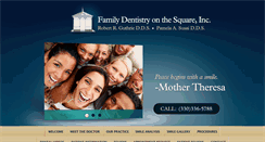 Desktop Screenshot of familydentistryonthesquare.com